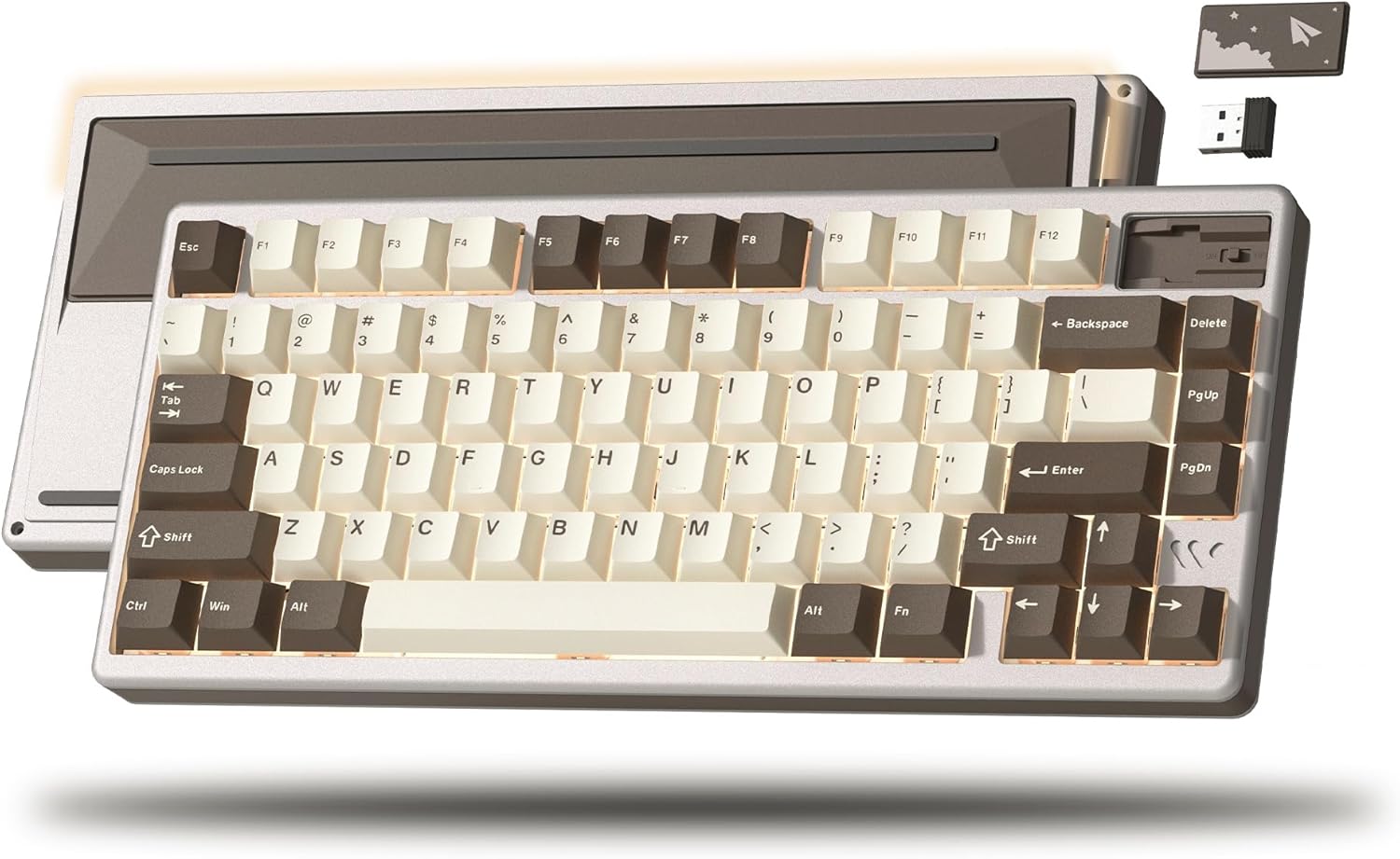 Womier 75% Wireless Mechanical Keyboard with RGB Backlit