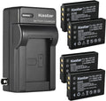 Kastar 4-Pack Q120 Battery and AC Charger for Minolta Cameras - Value