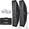 Godox Strip Box 14x63in Strip Softbox with Honeycomb Grid - Studio