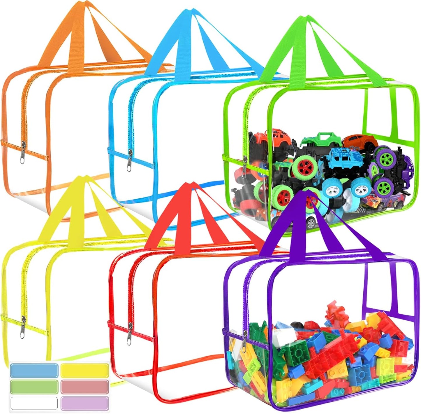 Extra Large Toy Storage Bags for Kids - 6 Color Options