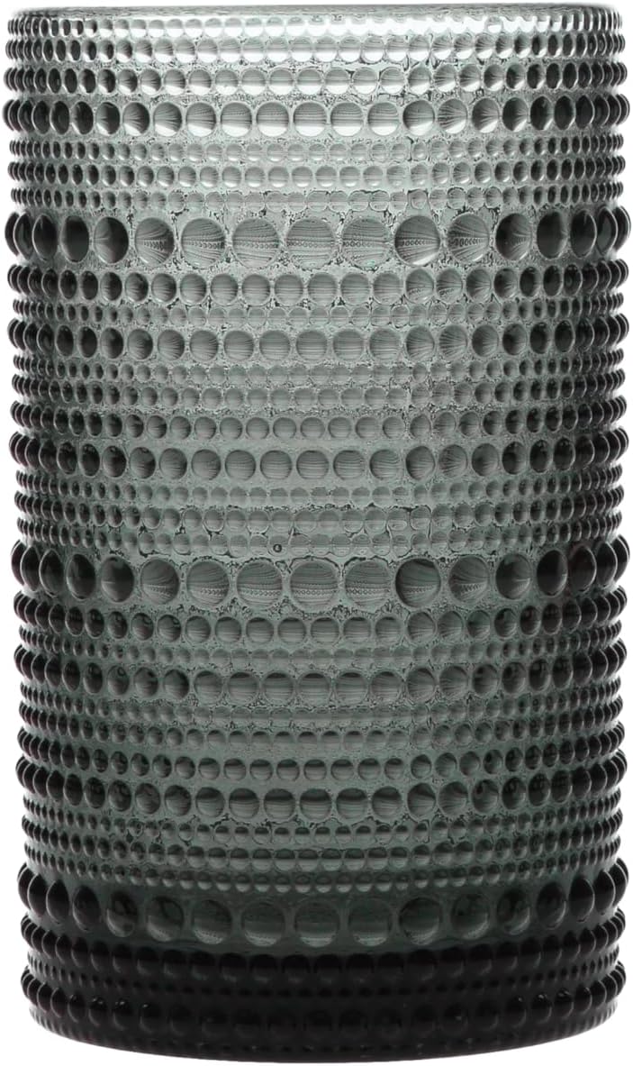 Fortessa Jupiter Beaded Hobnail Glass Set of 6 for Iced Beverages