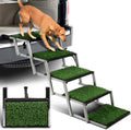 Extra Wide Dog Stairs for Car - Portable Folding 5-Step Ramp