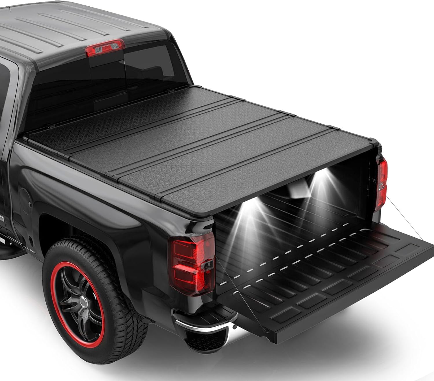 Aluminum Truck Bed Cover for Chevy Silverado, Lanotech Protected