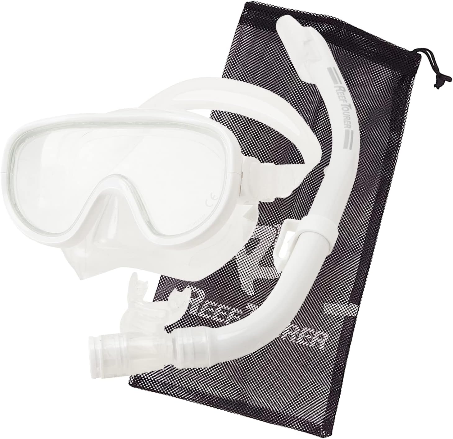 Snorkeling Gear for Adults with Wide View Mask & Snorkel Set