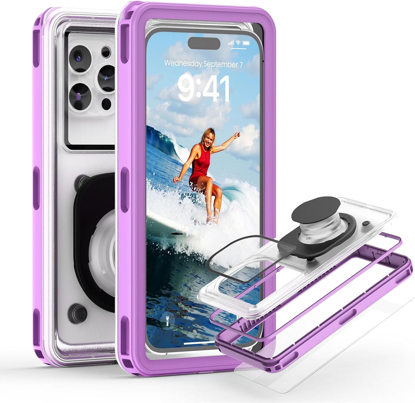 Waterproof Phone Pouch Case for Snorkeling and Beach Fun