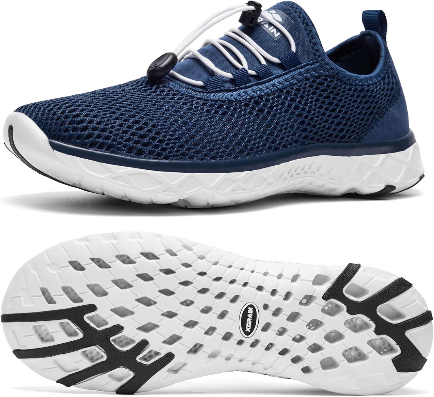 Stylish Water Shoes for Men - Quick-Dry Xdrain Sneakers