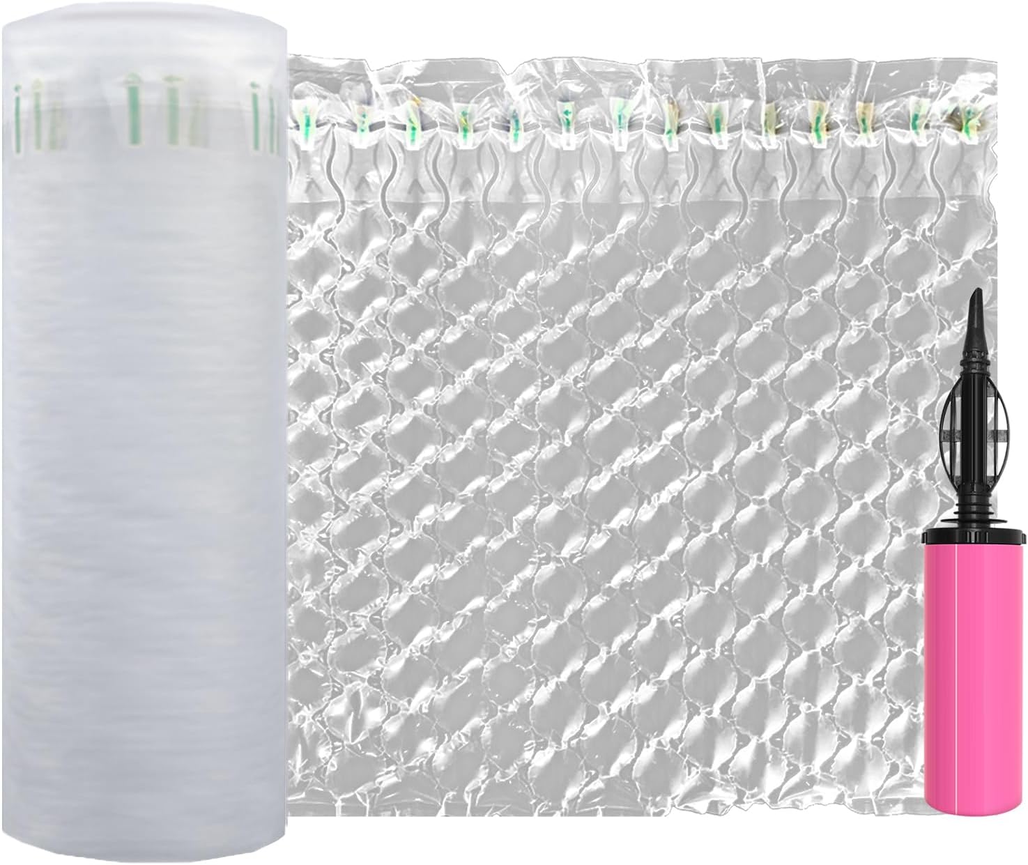 Inflatable Bubble Cushioning Wrap Roll for Safe Shipping Needs