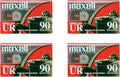 Maxell Normal Bias UR-90 20-Pack Cassettes - Reliable Analog Storage
