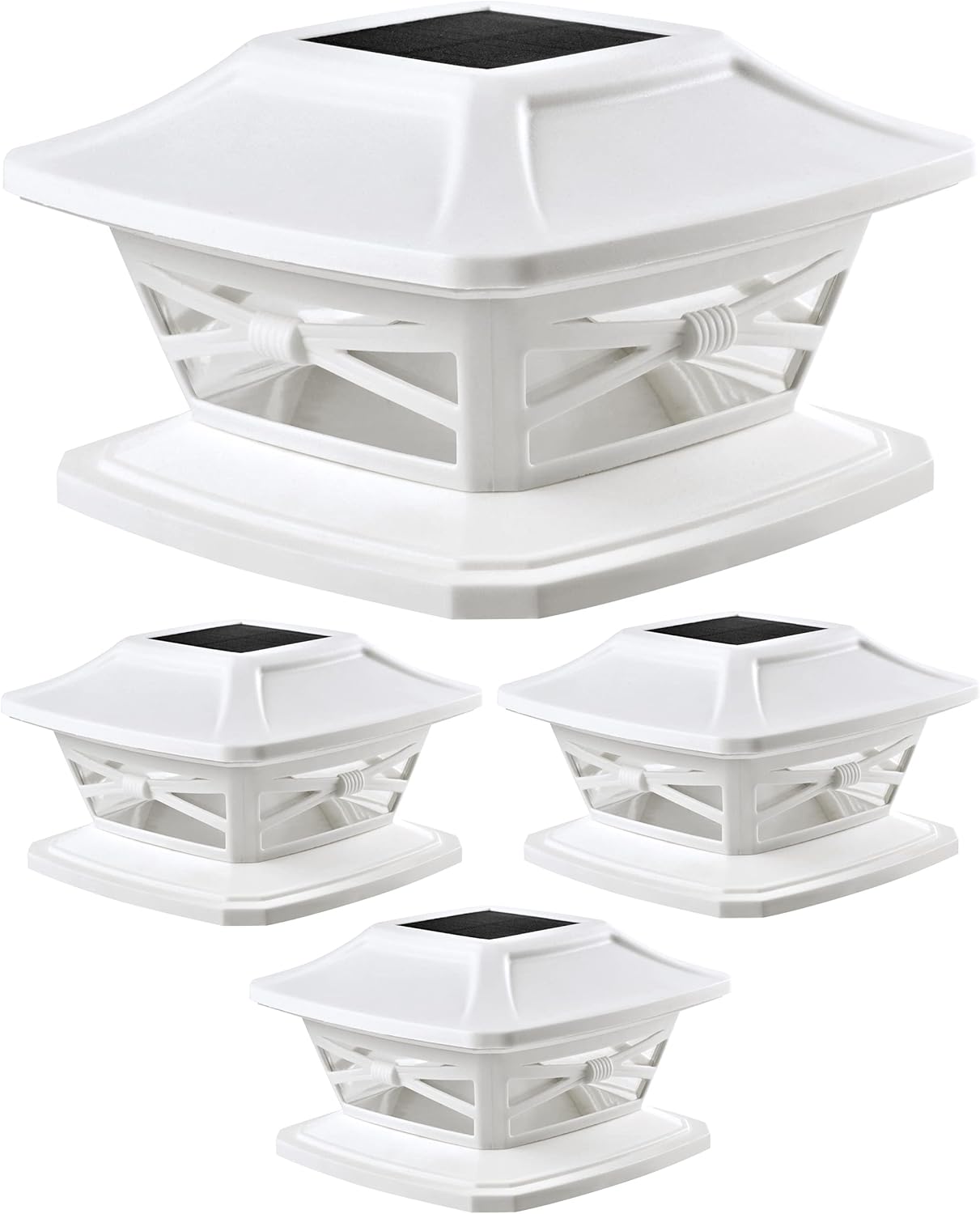 Davinci Lighting Flexfit Solar Outdoor Post Cap Lights for 4x4