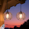 Battery Operated Hanging Outdoor Chandelier for Elegant Spaces