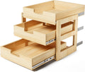 Pull Out Cabinet Organizer 17in x 21in - 3 Tier Soft-Close Pull Out