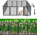 Garden Fencing 40 in High, 14 Panels 31 ft L with 21 in Gate - No