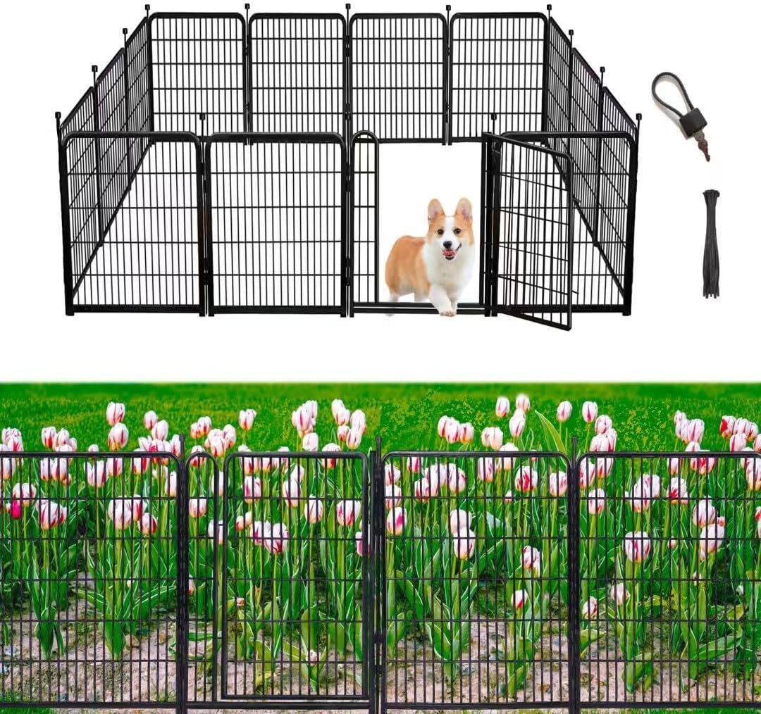 Garden Fencing 40 Inch High, Durable Dog Fence for Yard Use
