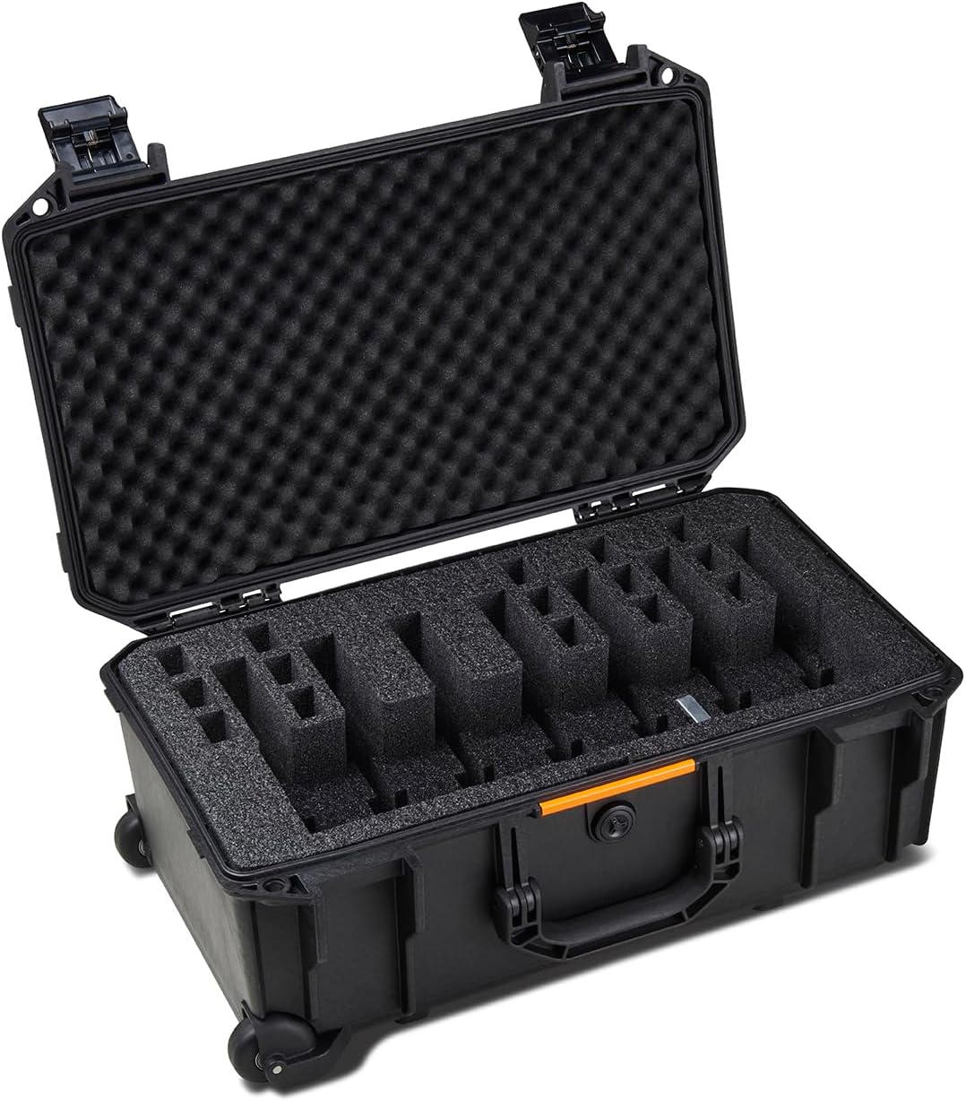 Pelican Vault v525 Hard Pistol Case for 7 Pistols and 21 Magazines