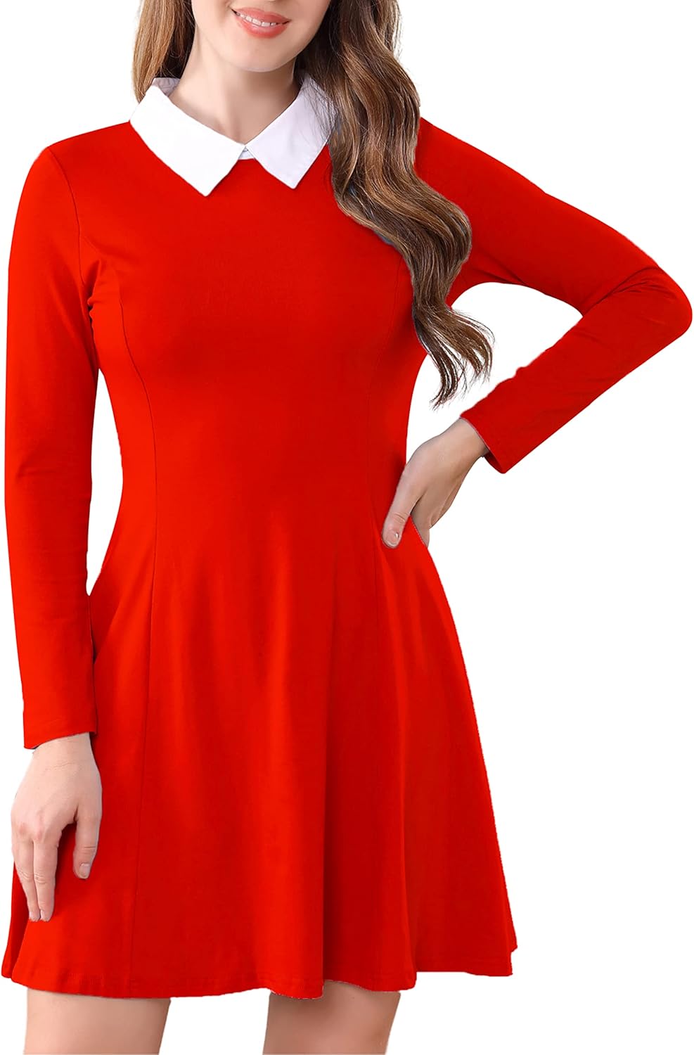 Aphratti Women's Long Sleeve Fall Dresses for Casual Style