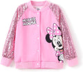 Pink Minnie Mouse Sequin Sleeve Jacket for Girls 2-14 Years
