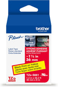 Brother P-Touch TZe Strong Adhesive Laminated Label Tape 1.5in