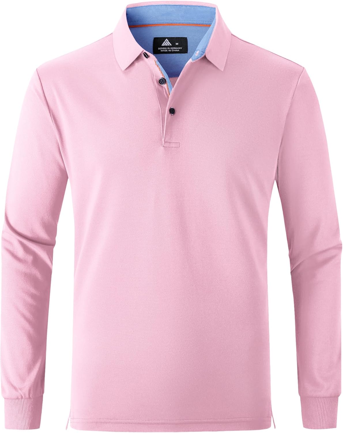 Moisture Wicking Long Sleeve Polo Shirts for Men - Casual Style