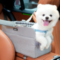 Console Dog Car Seat for Small Dogs Cats Up to 15lbs - Secure Booster
