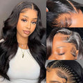 26 Inch 13x6 Lace Front Wig Human Hair Body Wave - Natural Hairline