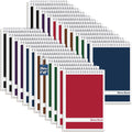24 Pack Steno Pads 6 x 9 in Spiral Top Notebooks - Bulk Gregg Rule