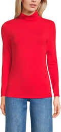 Lightweight Jersey Long Sleeve Turtleneck - Slim, Comfortable Layer