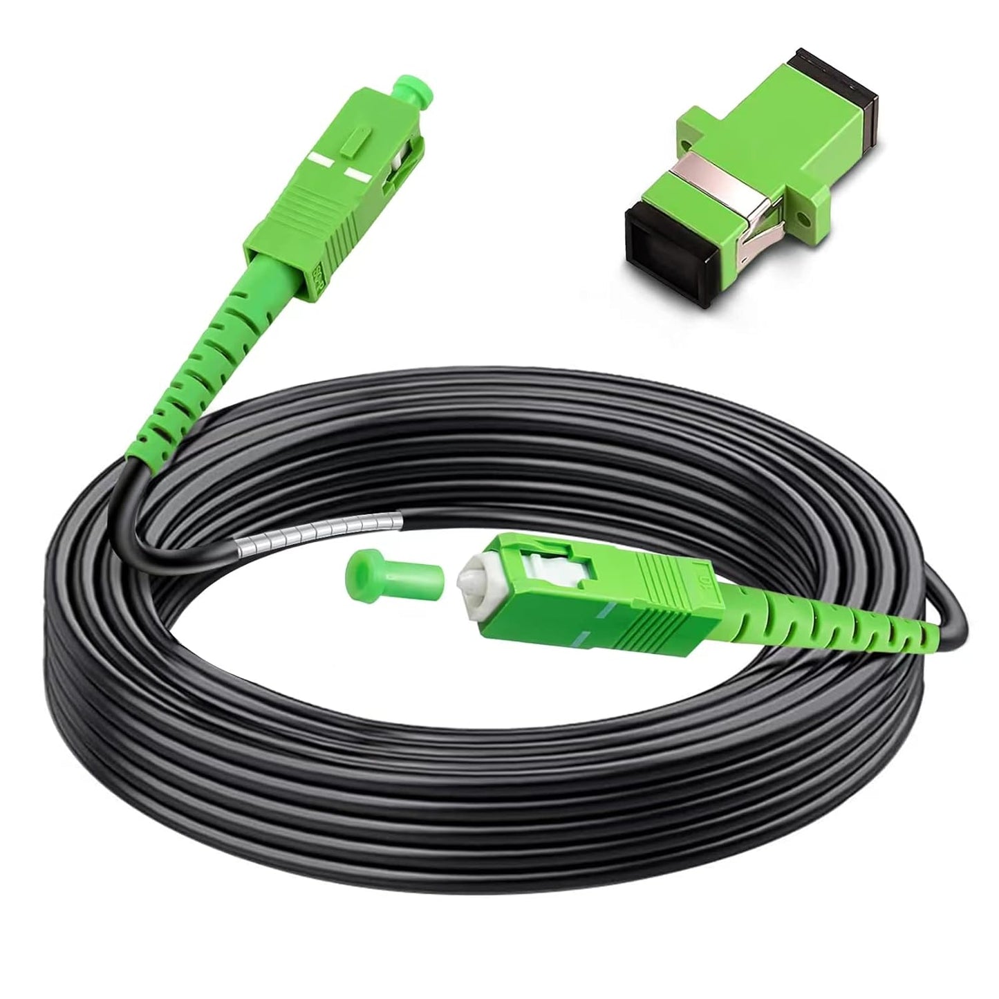200 Meters Low Friction SC/APC Fiber Optic Internet Cable