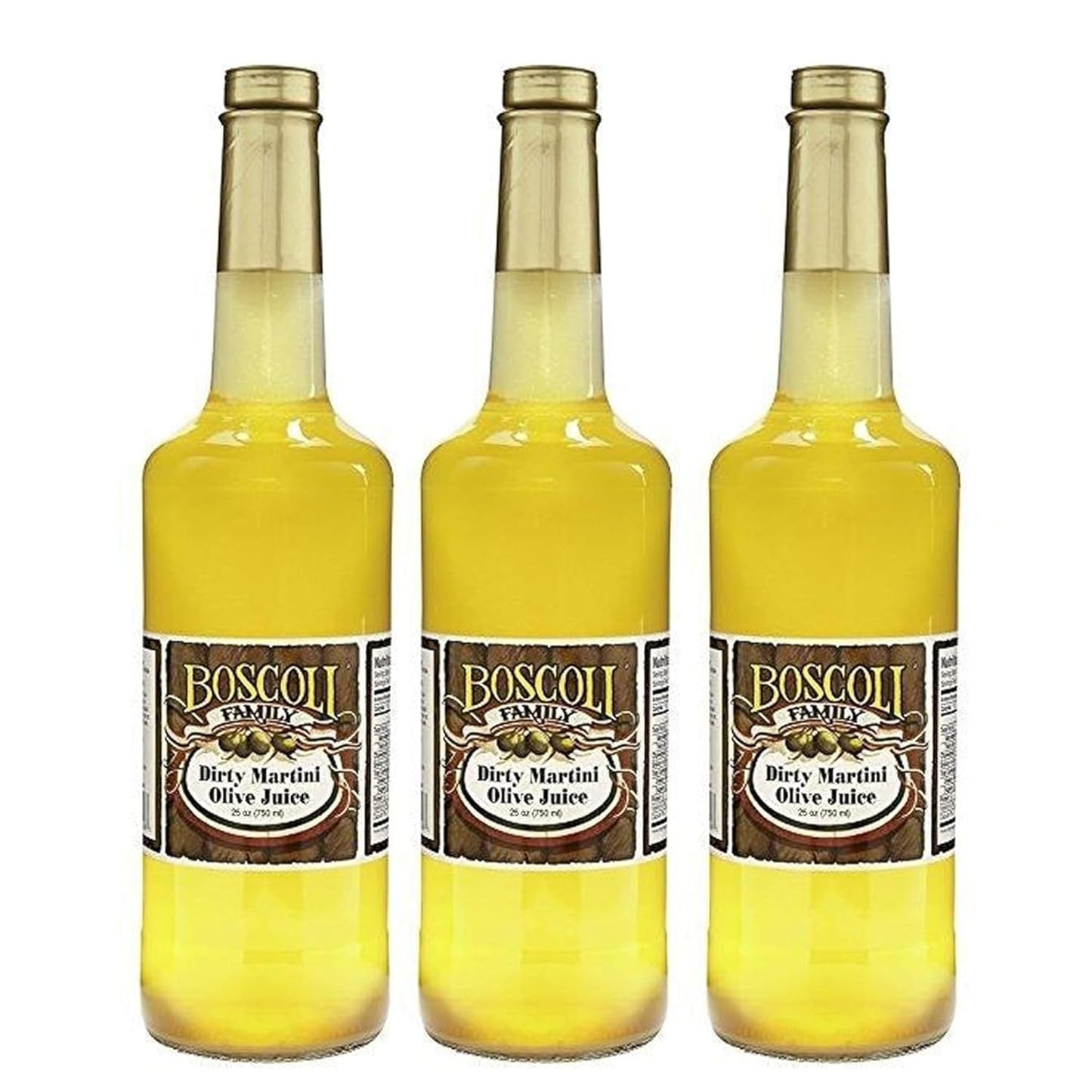 Boscoli Family 100% Authentic Olive Juice 3-Pack