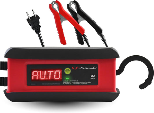 Schumacher Electric 3A Car Battery Charger and Maintainer