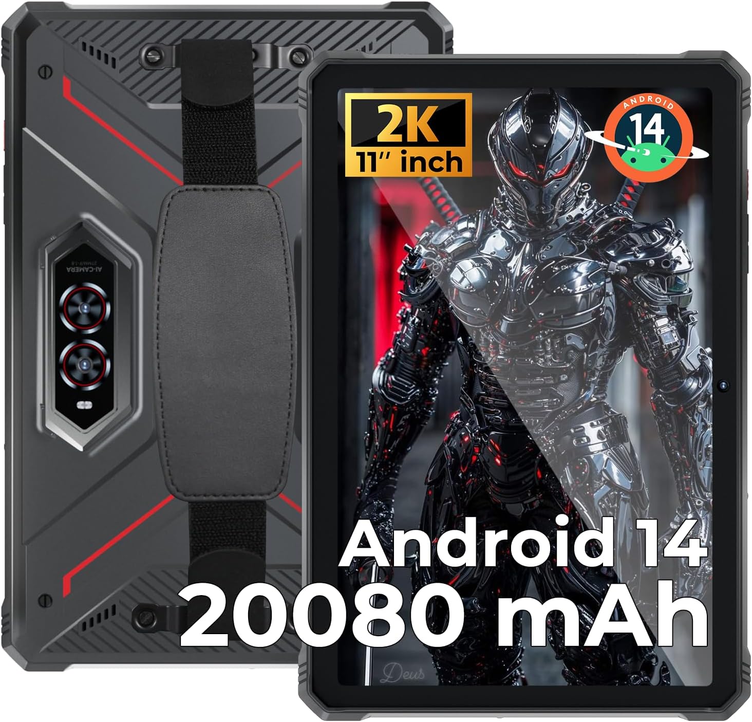 HOTWAV R9 Pro Rugged Tablet with 20080mAh Battery and 64MP Camera