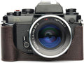 Handmade Genuine Real Leather Half Camera Case for Nikon FA - Vintage