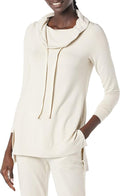Supersoft Terry Long-Sleeve Funnel Neck Tunic - Comfortable Layering