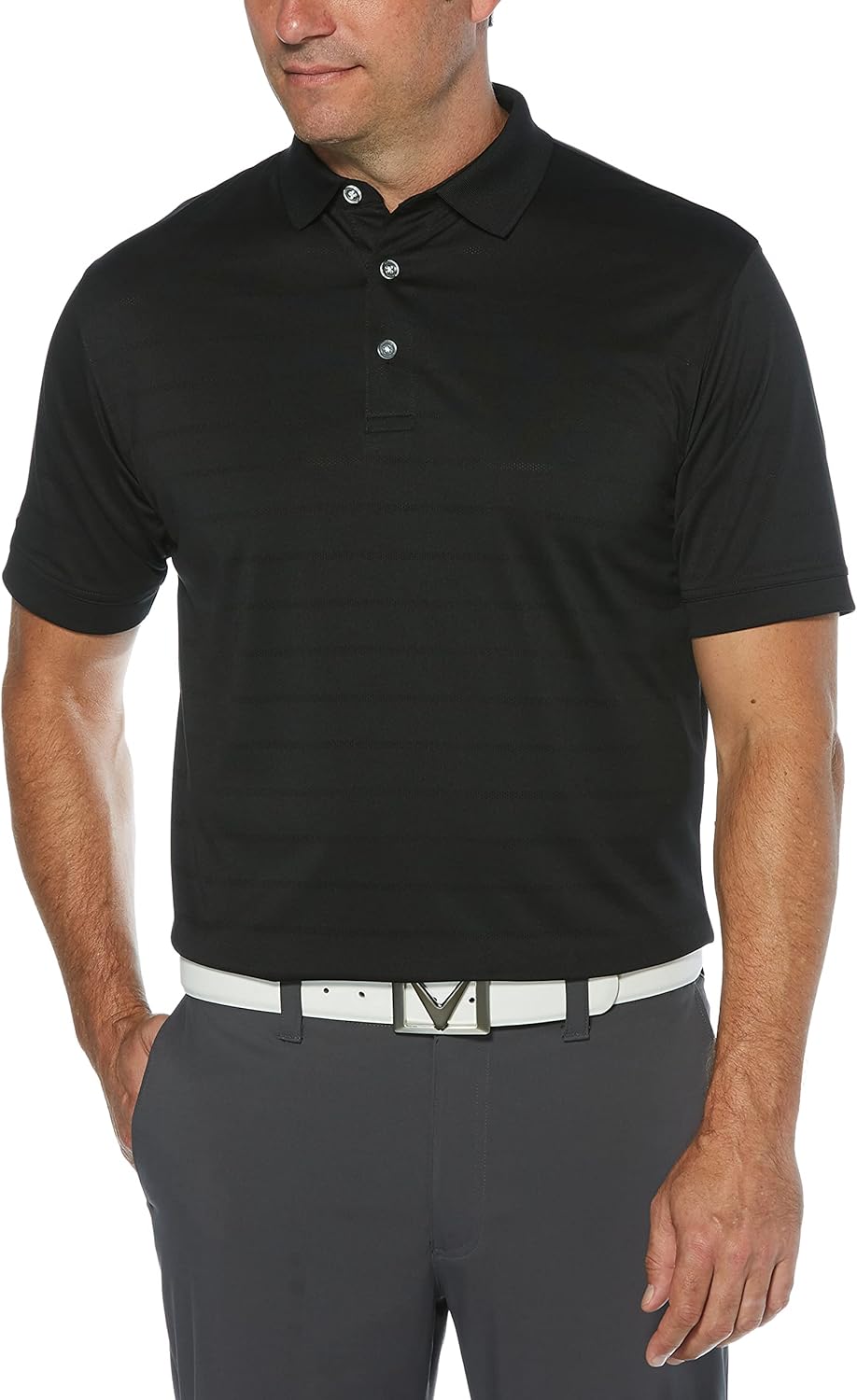 Callaway Men's Short Sleeve Opti-Dri Performance Golf Polo Shirt