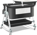 4 in 1 Bedside Bassinet for Baby - Convertible Portable Crib