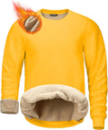 G Gradual Sherpa Lined Sweatshirt for Men - Warm Fleece Crewneck fit