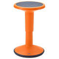 Orange Wobble Stool for Adults and Kids - Adjustable Active Seating