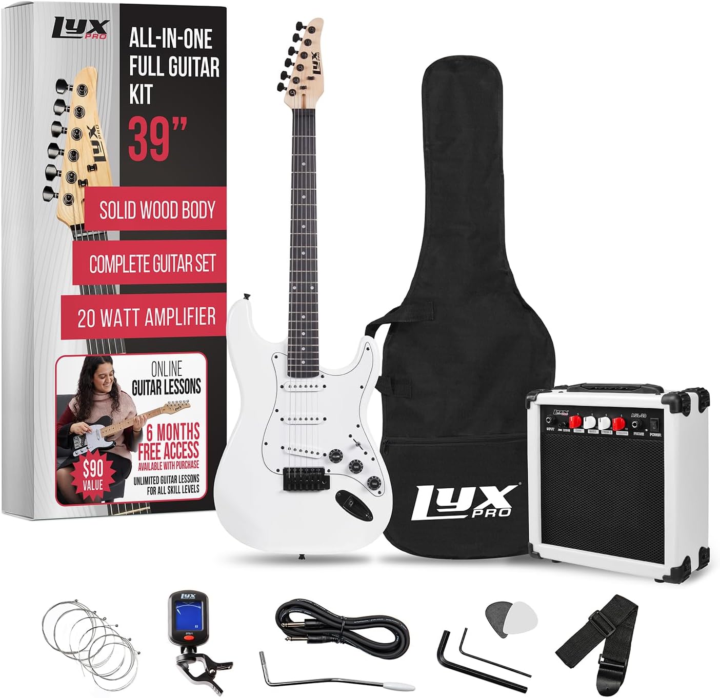 Complete Electric Guitar Kit Bundle - Play with Power!
