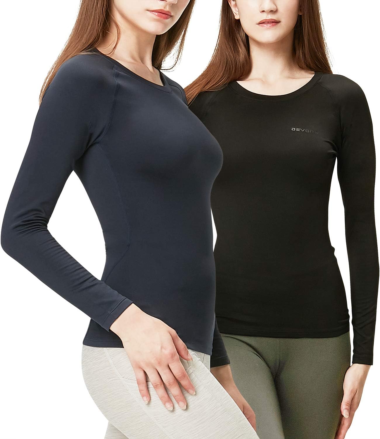 DEVOPS Women's Thermal Long Sleeve Shirts for Ultimate Comfort