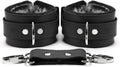 Barcelona Wrist and Ankle Cuffs Soft Lamb Hide Natural Leather (Deep