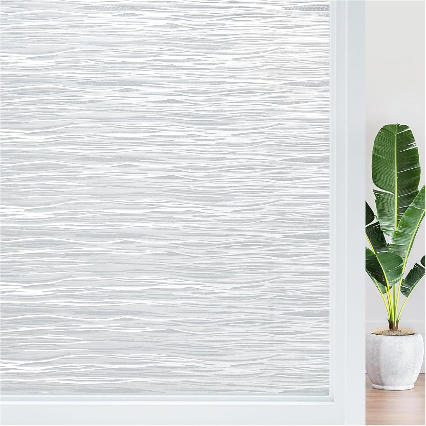 Haton Window Privacy Film for Frosted Glass and Sun Blocking