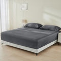 GOKOTTA Bamboo Rayon Cooling Fitted Sheet Full Size Set - Stay Put