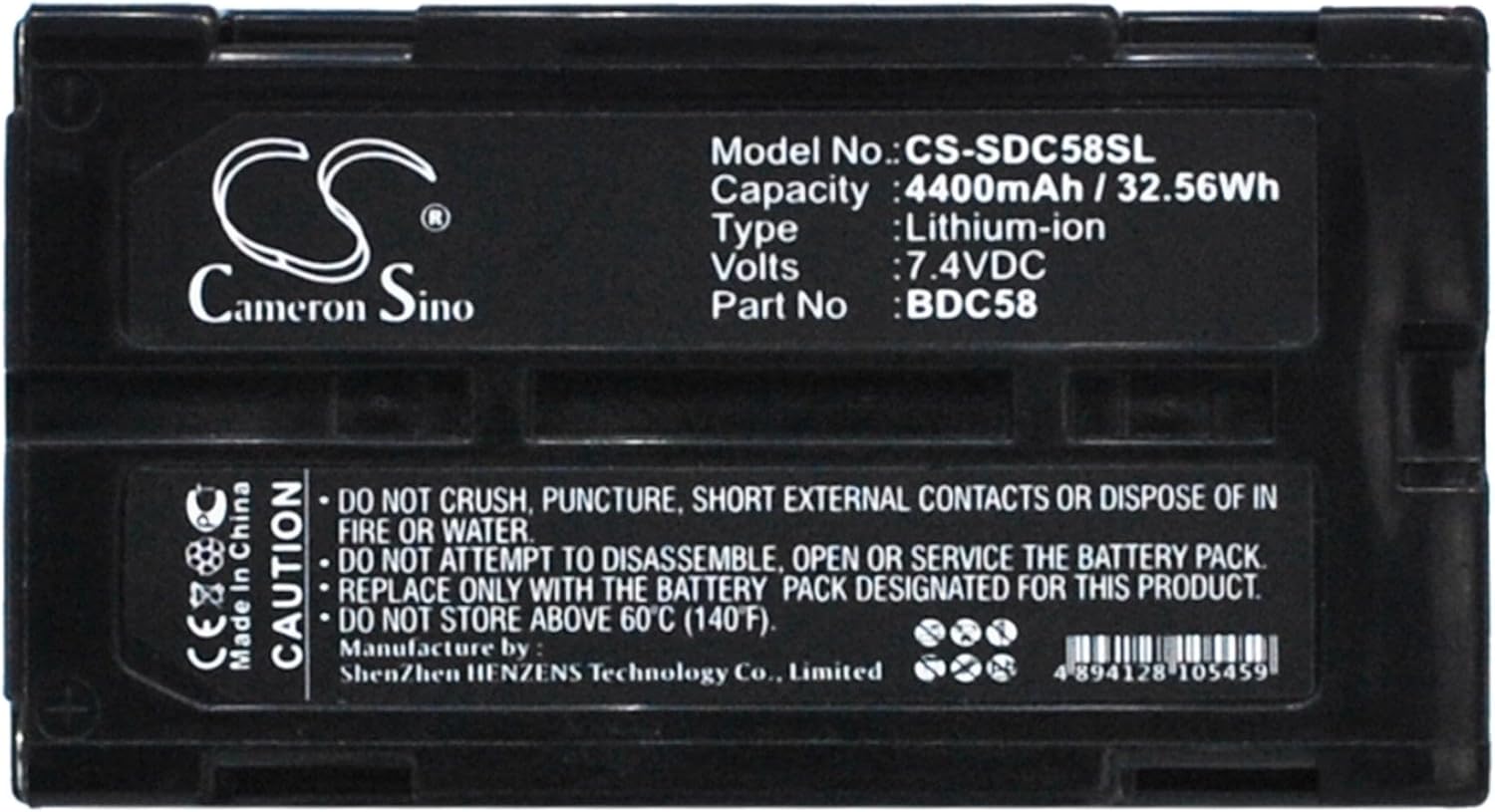 VI VINTRONS Battery for SOKKIA CX Total Stations and Models