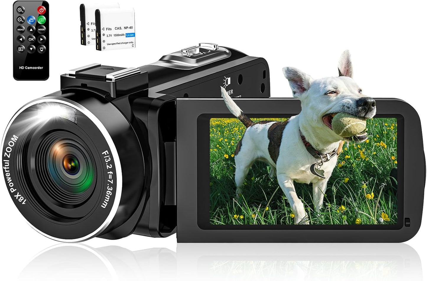 High-Res Vlogging Cam: 2.7K 48MP 30FPS 16X Zoom