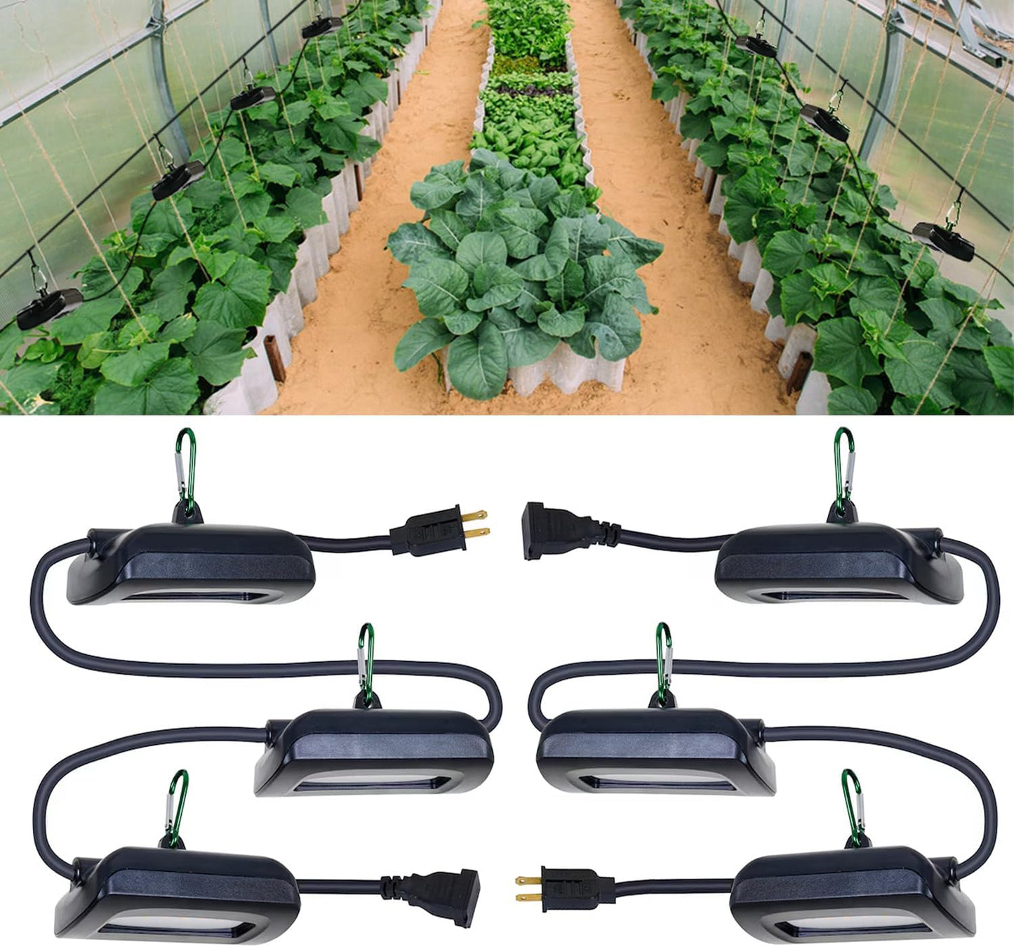 Owleye 12FT Outdoor Grow Lights for Efficient Plant Growth