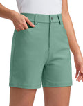Women's Golf Shorts 5 in Inseam - Stretchy Lightweight Outdoor Shorts