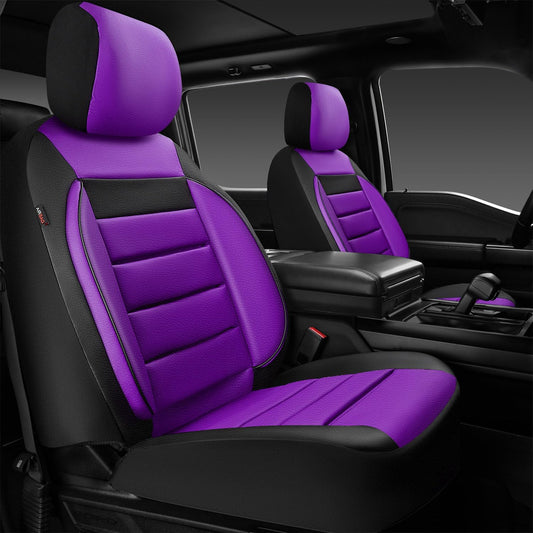 CAR PASS Leather Car Seat Covers for Comfortable Driving Experience