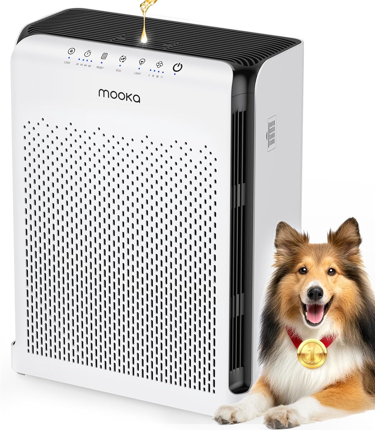 HEPA Air Purifier for Home Large Room up to 2200ft2, M200L