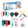 Switch Sports Accessories 12-in-1 Kit - Wrist, Leg, Racket & Grip