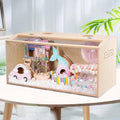 31.5 inch Wooden Hamster Cage for Syrian and Dwarf Hamsters