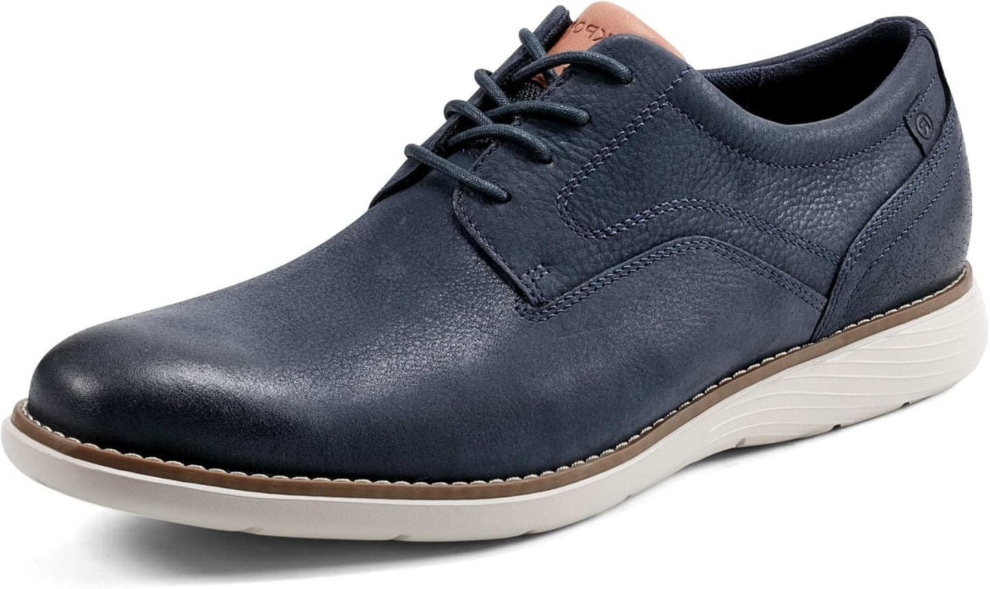 Rockport Men's Garett Plain Toe Oxford Shoes for All-Day Comfort